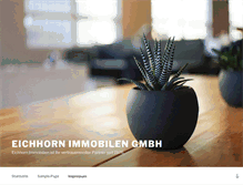 Tablet Screenshot of eichhorn-immobilien.net